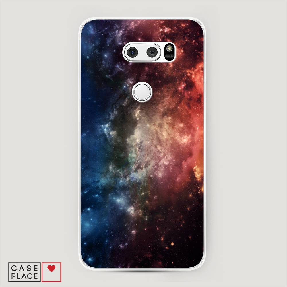 

Чехол Awog на LG V35 ThinQ "Космос", Синий;бежевый;красный, 83650-4