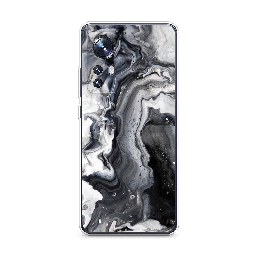 

Чехол Awog на Xiaomi 12/12X/12S "Бело-черные сложные полосы", Разноцветный, 312950-3