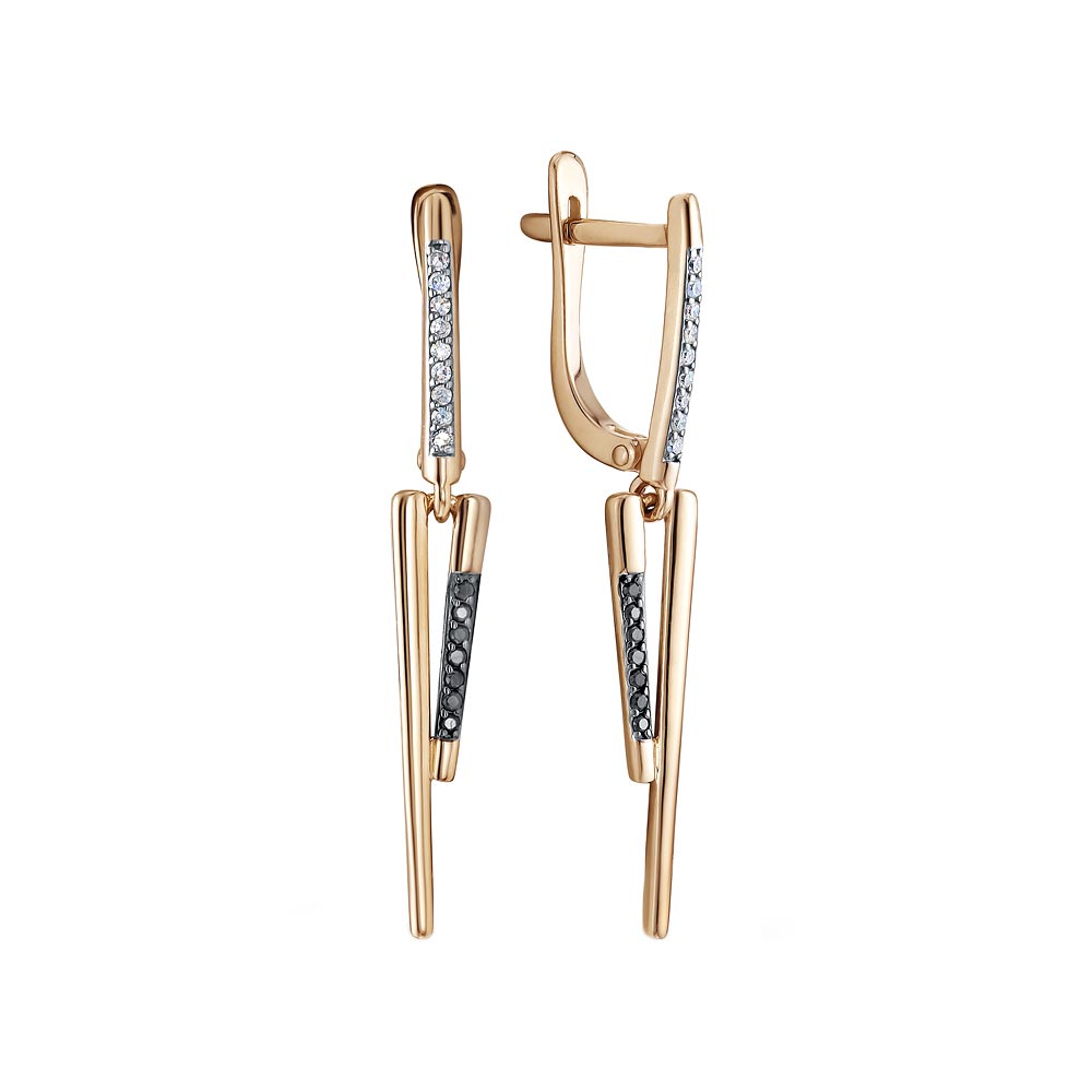 

Серьги из красного золота с бриллиантом Vesna jewelry 21923-156-27-00, 21923-156-27-00