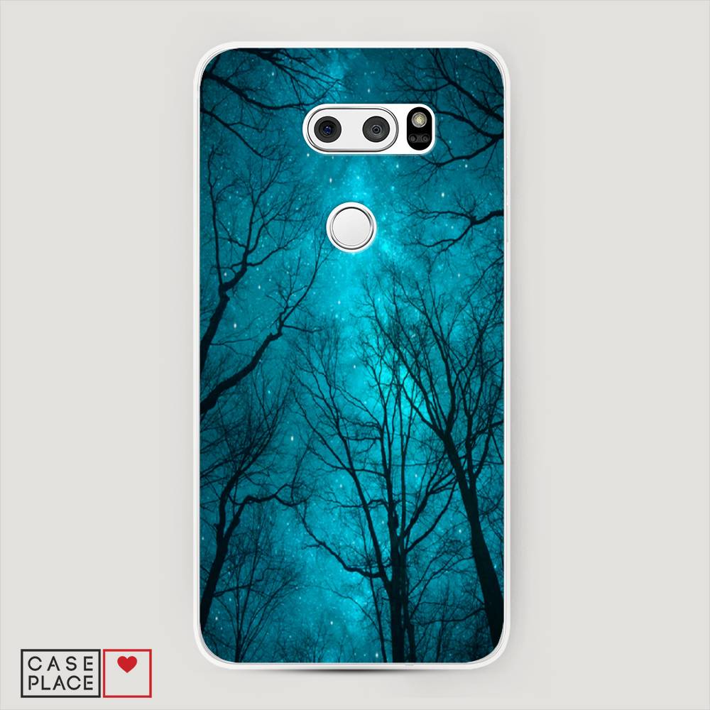 

Чехол Awog на LG V35 ThinQ "Сказочный лес", Черный;голубой, 83650-4