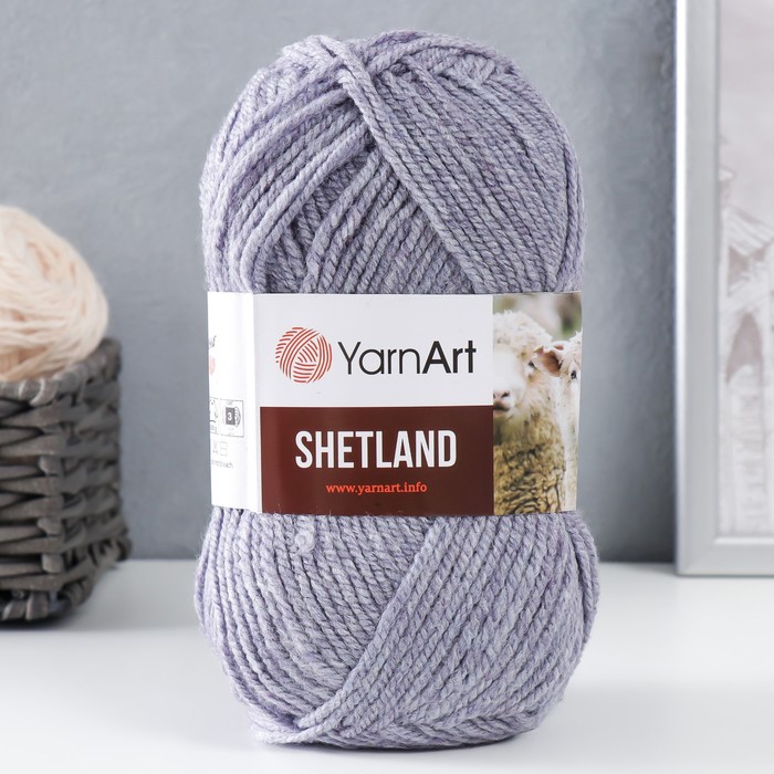 

Пряжа "Shetland" 30% шерсть верджин, 70% акрил 220м/100гр (515 сталь), Серый, Пряжа для вязания "Shetland"
