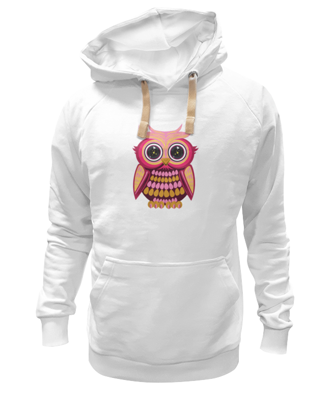 

Худи унисекс Printio Сова (owl) белое M, Белый, Сова (owl)