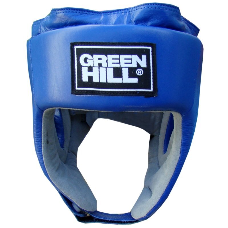 фото Шлем "green hill five star" арт. hgf-4013-s-bl, р.s, одобр. fias, нат. кожа, синий