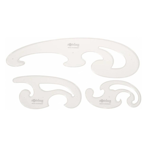 

Набор лекал ROTRING Centro Burmester Curves, пластик [s0221301]