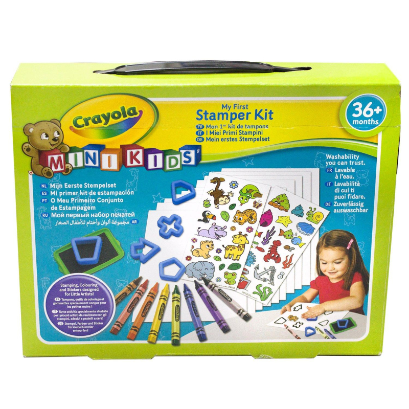 

Набор для творчества Crayola Мой первый набор печатей с мелк,накл. 81-8359