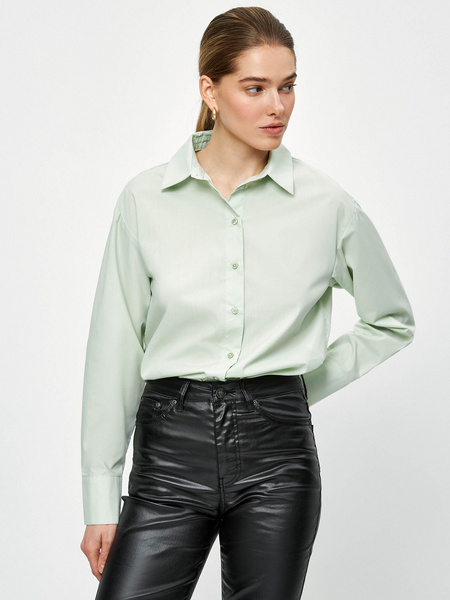 

Рубашка женская ZARINA 3122101303 зеленая XL, 3122101303