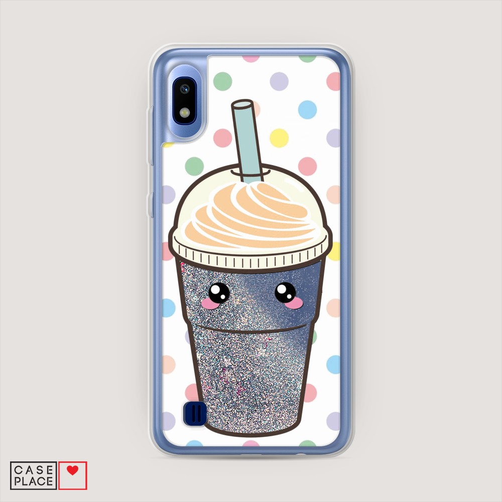 

Чехол Awog на Samsung Galaxy A10 "Милый стакан", Разноцветный, 27991-1