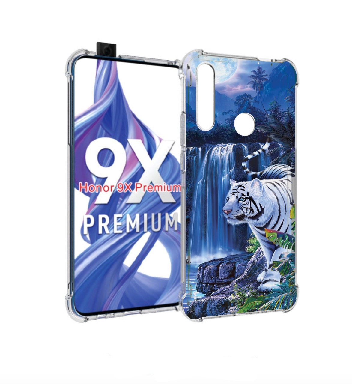 

Чехол бампер MyPads Водопад для Honor 9X (STK-LX1)., Прозрачный, Tocco