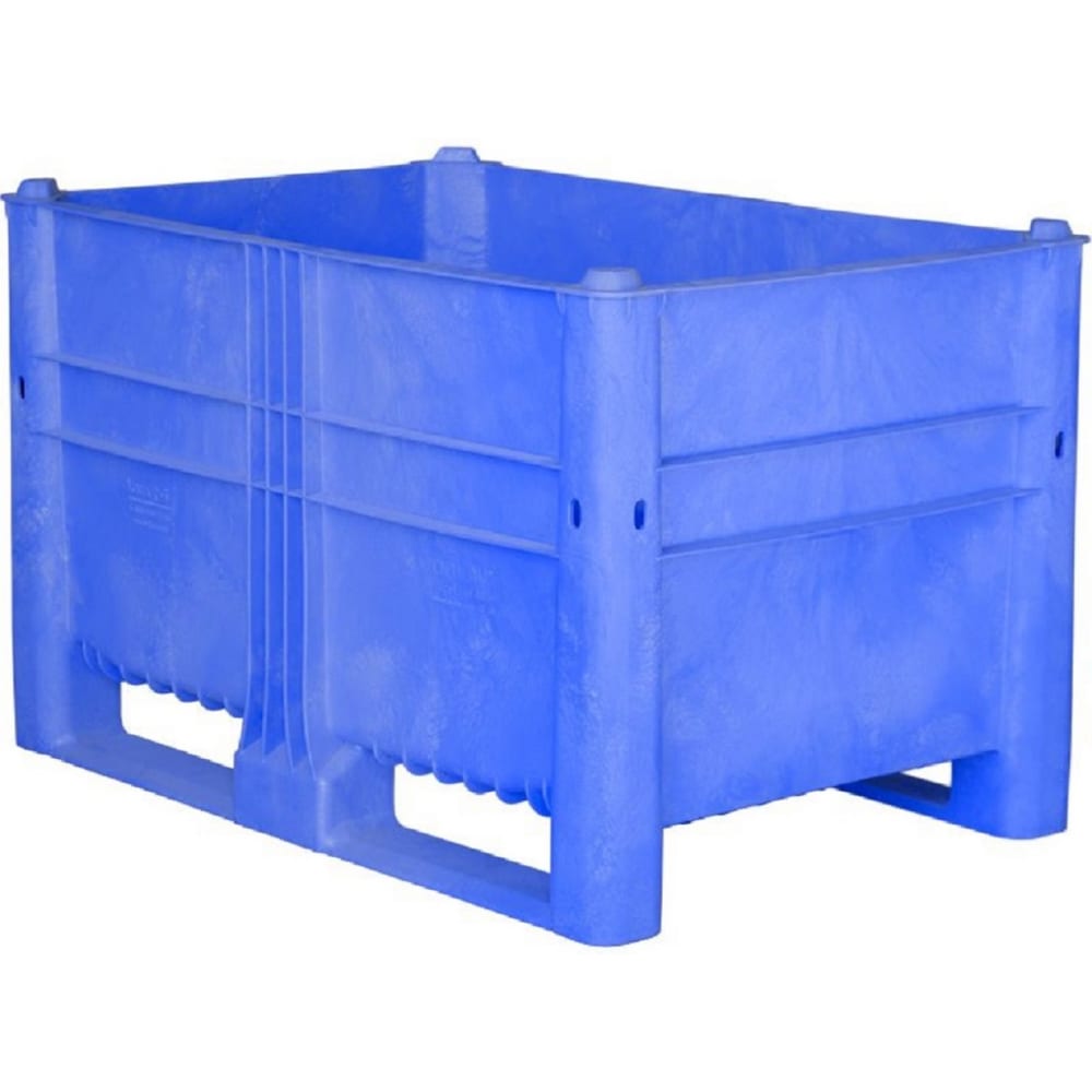 

Пластиковый контейнер Dolav 1200х800х740 синий, сплошной 20785