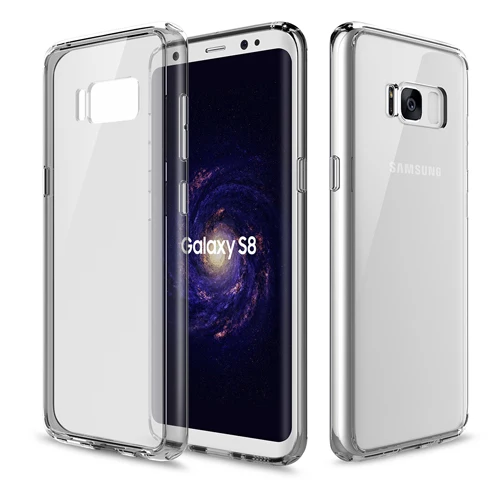 

Противоударный чехол TPU-TPE Rock Guard Series для Samsung Galaxy S8 прозрачно-черный, Прозрачный, Guard Series