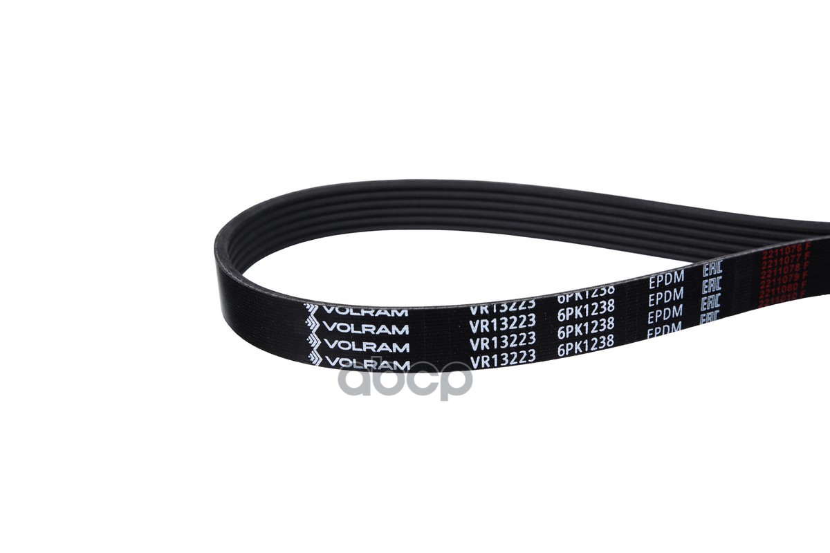 

Ремень Поликлиновой (6Pk1238) Toyota, Vw Vr13223 (Volram) VOLRAM арт. VR13223