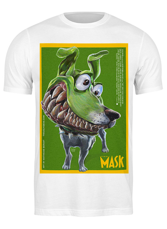 

Футболка мужская Printio Маска / the mask белая 3XL, Белый, Маска / the mask