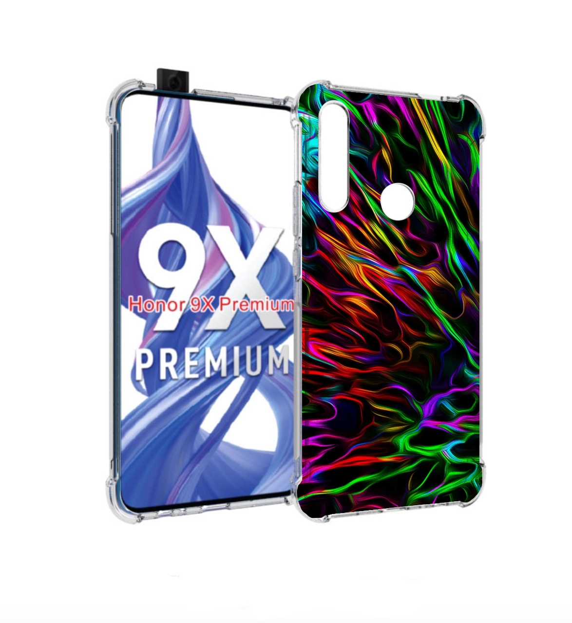 

Чехол бампер MyPads Бензин для Honor 9X (STK-LX1)/Honor 9, Прозрачный, Tocco