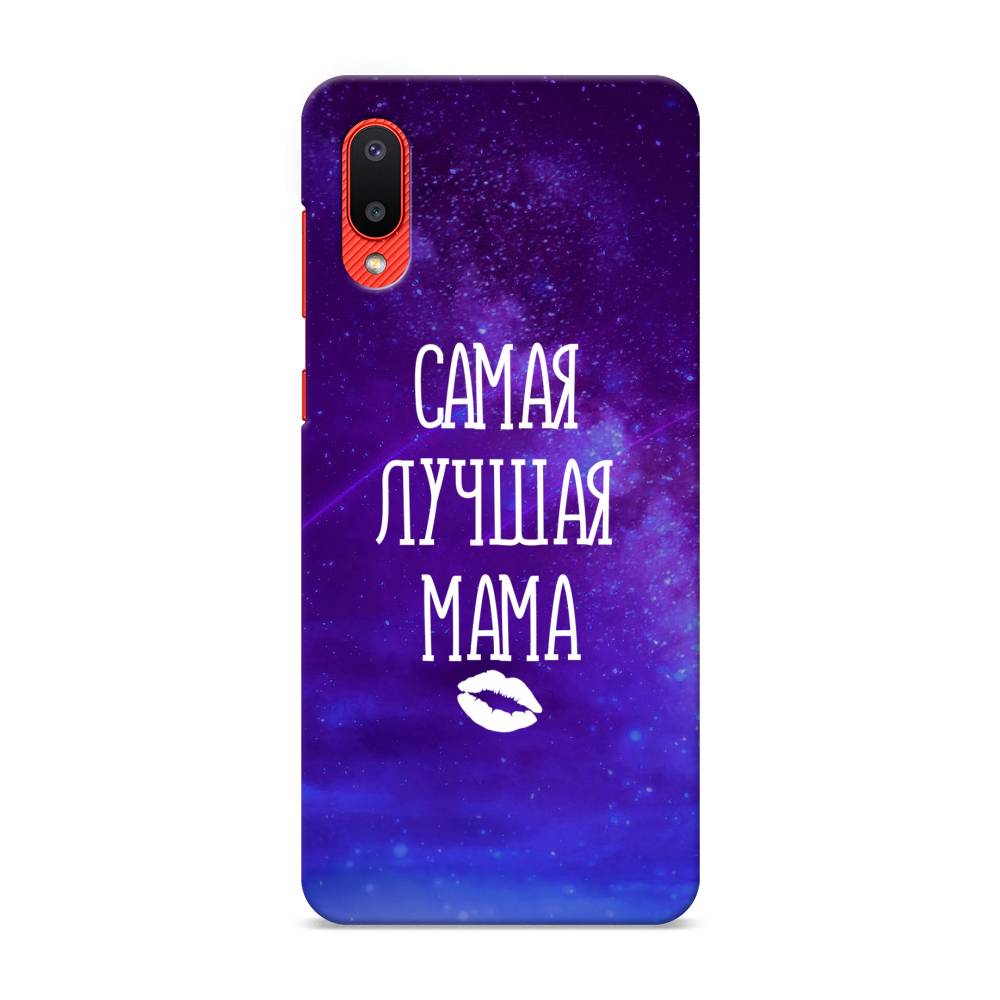 фото Пластиковый чехол "лучшая мама" на samsung galaxy a02 awog