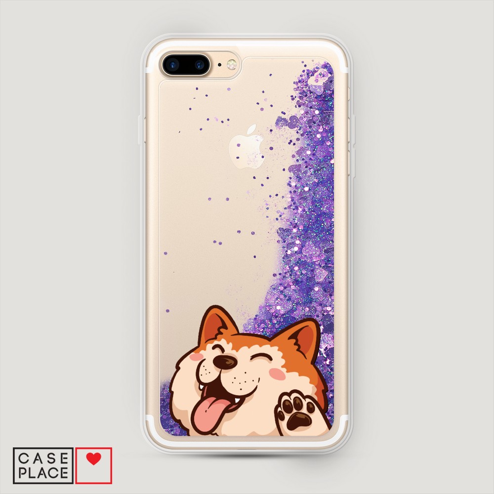 

Чехол Awog на Apple iPhone 8 Plus / Айфон 8 Plus "Акита-ину машет", Разноцветный, 10992-1