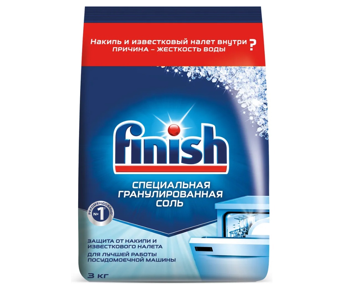 Соль для посудомоечных машин Finish, 3 кг