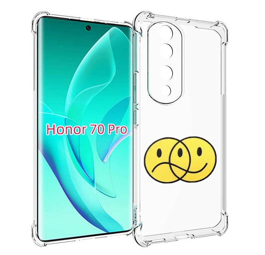 

Чехол MyPads Хиппи для Honor 70 Pro / 70 Pro Plus, Прозрачный, Tocco