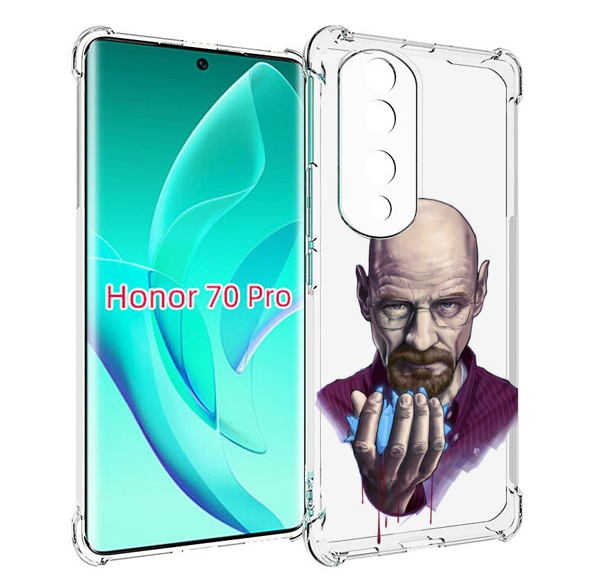 

Чехол MyPads Хайзенберг для Honor 70 Pro / 70 Pro Plus, Прозрачный, Tocco