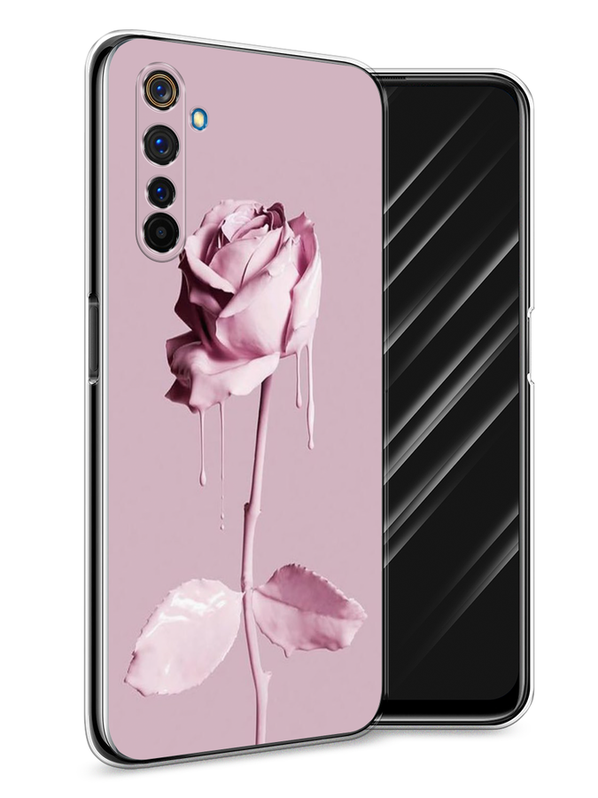 

Чехол Awog на Realme 6 Pro "Роза в краске", Разноцветный, 252850-8