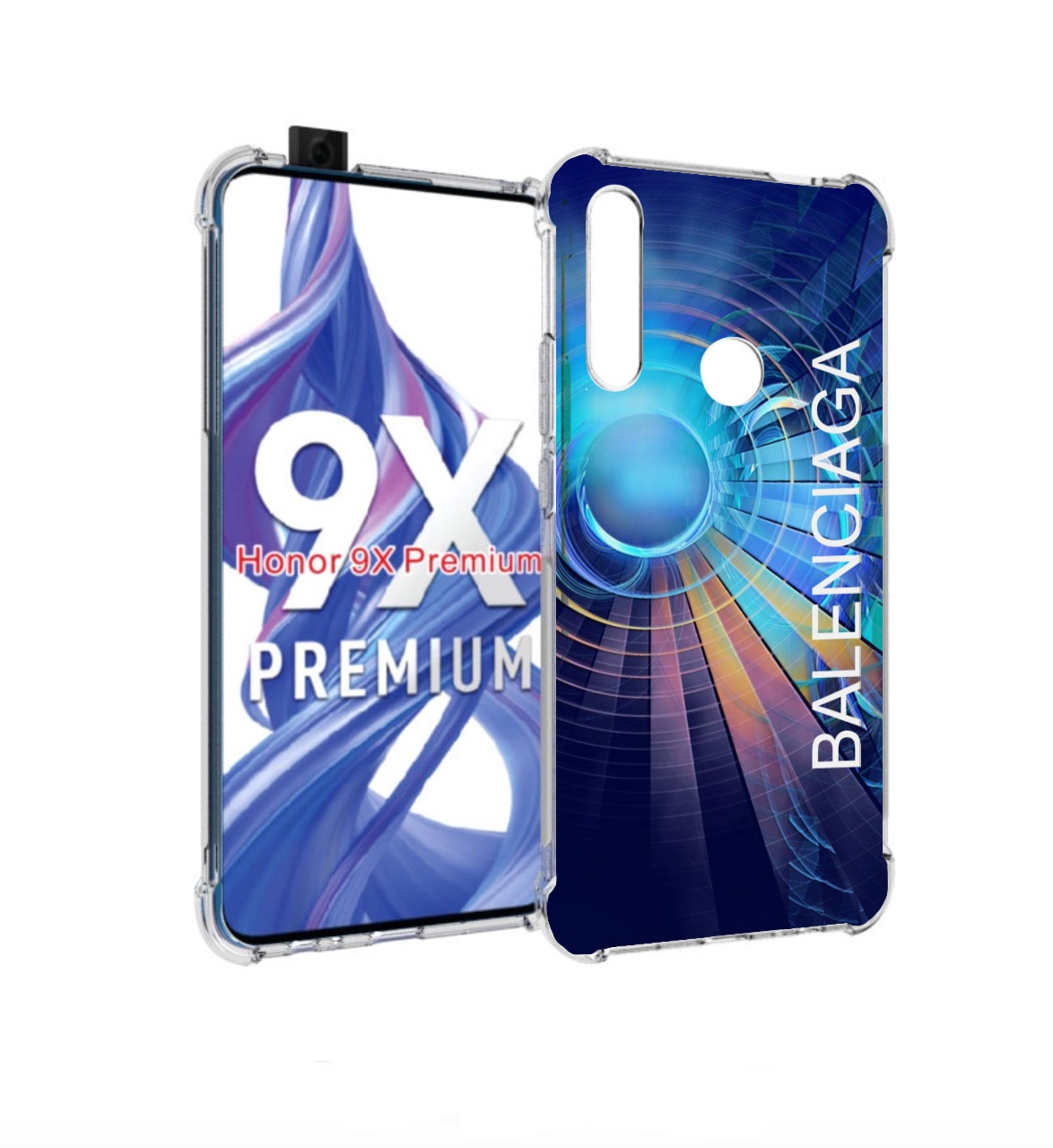 

Чехол бампер MyPads Баленсиага-абстракция для Honor 9X (STK-LX1), Прозрачный, Tocco