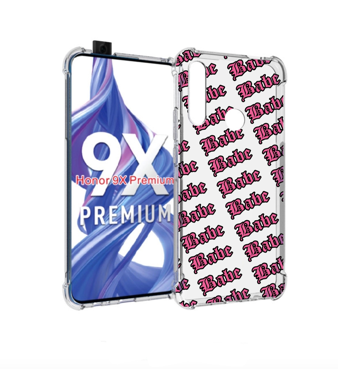 

Чехол бампер MyPads Бабе для Honor 9X (STK-LX1)/Honor 9X, Прозрачный, Tocco