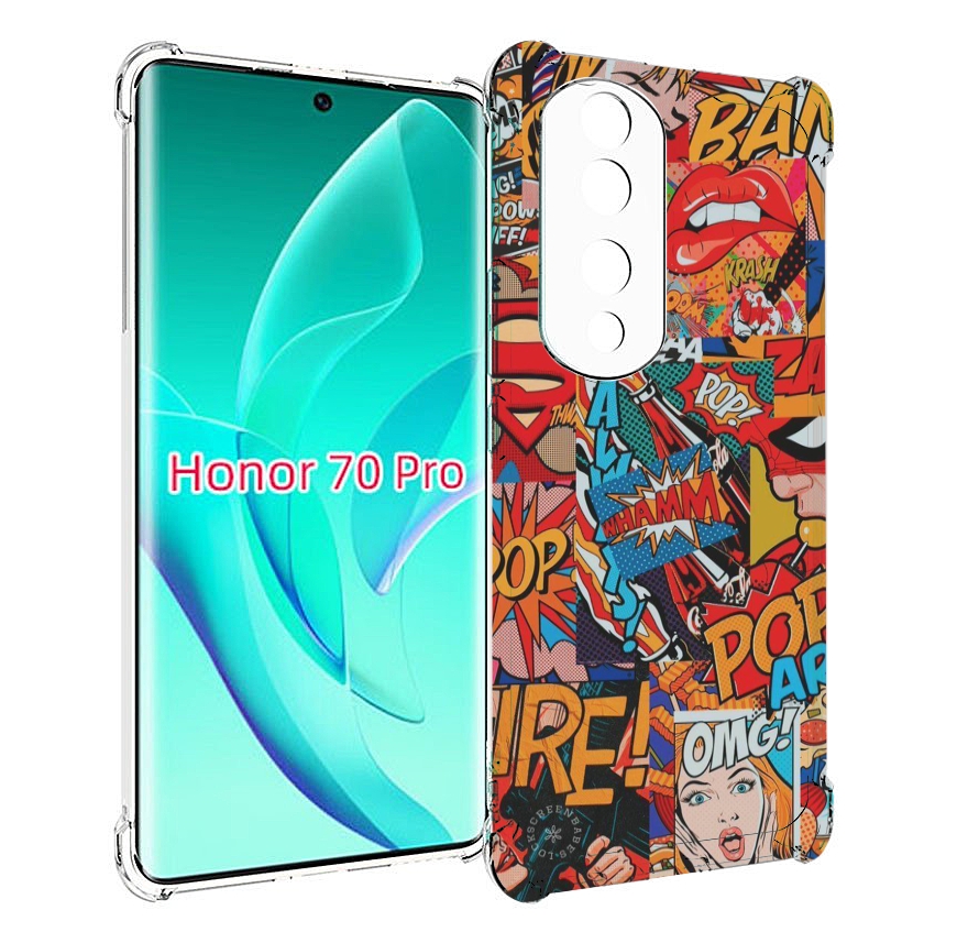 

Чехол MyPads Фон для Honor 70 Pro / 70 Pro Plus, Прозрачный, Tocco