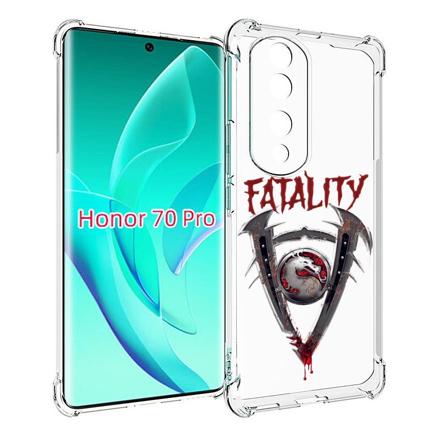 

Чехол MyPads Фаталити мужской для Honor 70 Pro / 70 Pro Plus, Прозрачный, Tocco