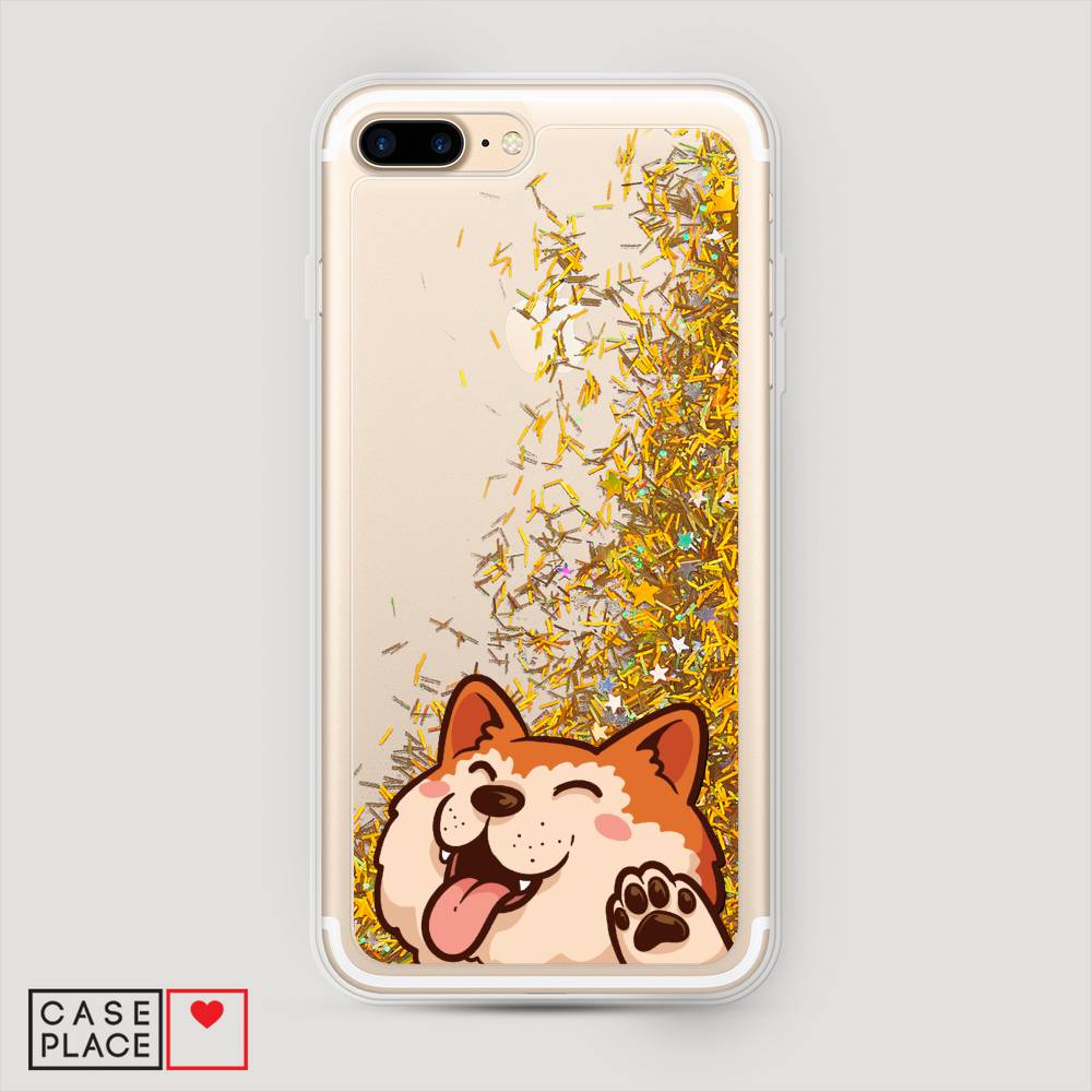 

Чехол Awog на Apple iPhone 7 Plus / Айфон 7 Plus "Акита-ину машет", 10790-1