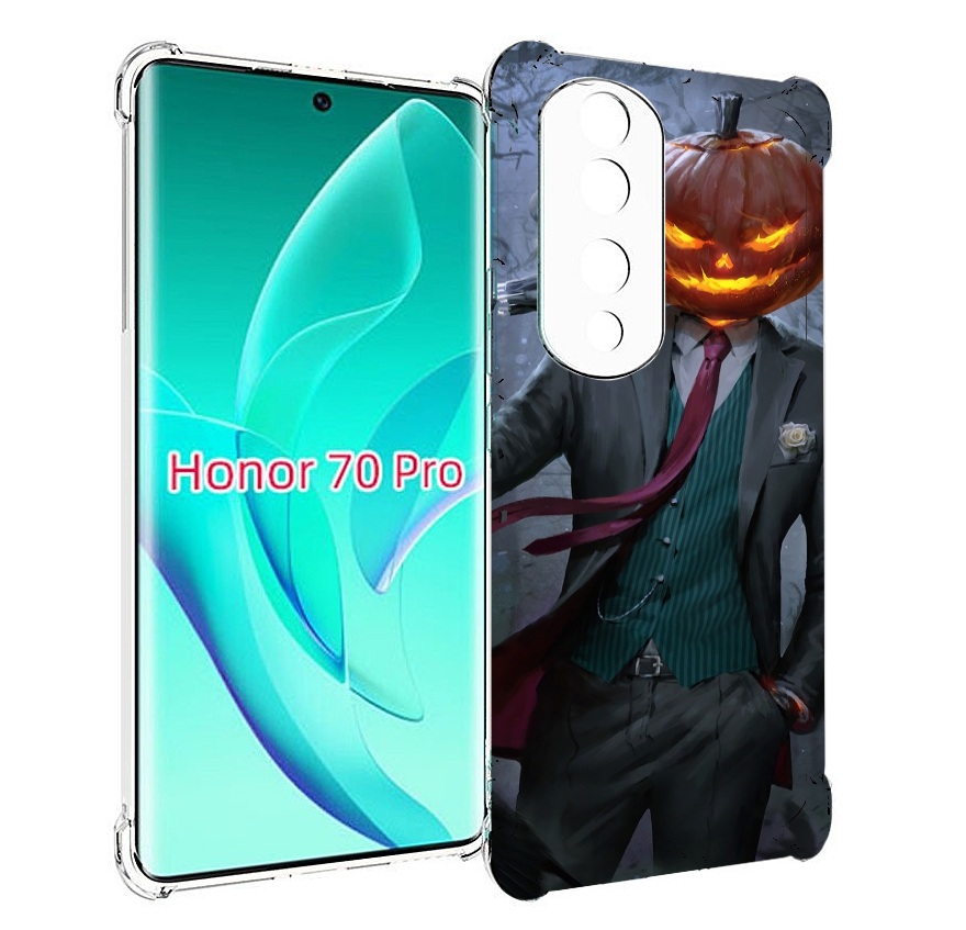 

Чехол MyPads Тыква-убийца для Honor 70 Pro / 70 Pro Plus, Прозрачный, Tocco