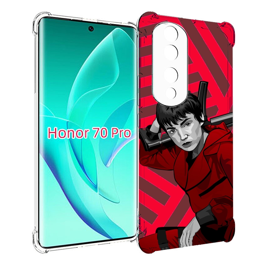 

Чехол MyPads Токио-бумажный-дом для Honor 70 Pro / 70 Pro Plus, Прозрачный, Tocco