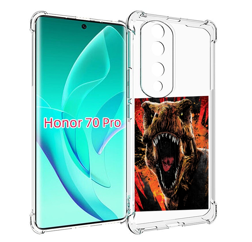 

Чехол MyPads Тиранозавр для Honor 70 Pro / 70 Pro Plus, Прозрачный, Tocco