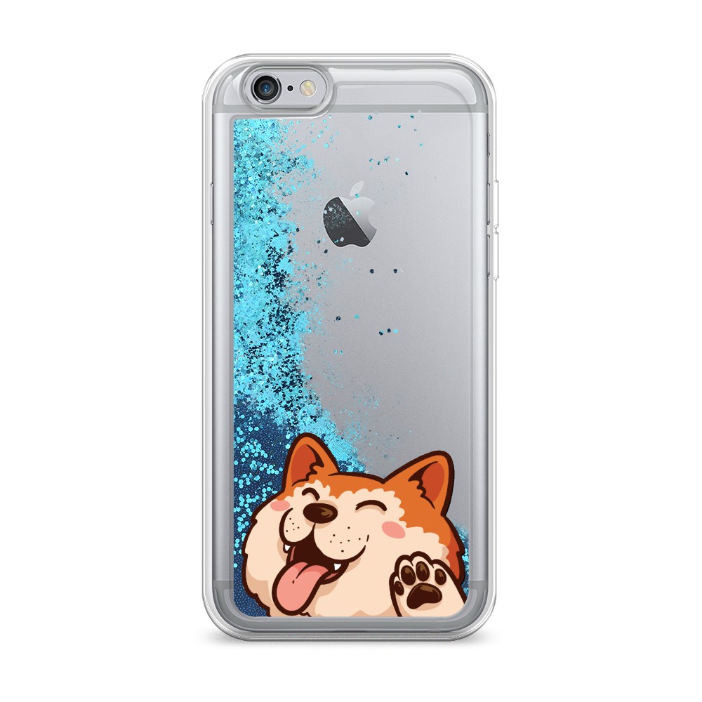 

Чехол Awog на Apple iPhone 6S / Айфон 6S "Акита-ину машет", Разноцветный, 0104S93-1