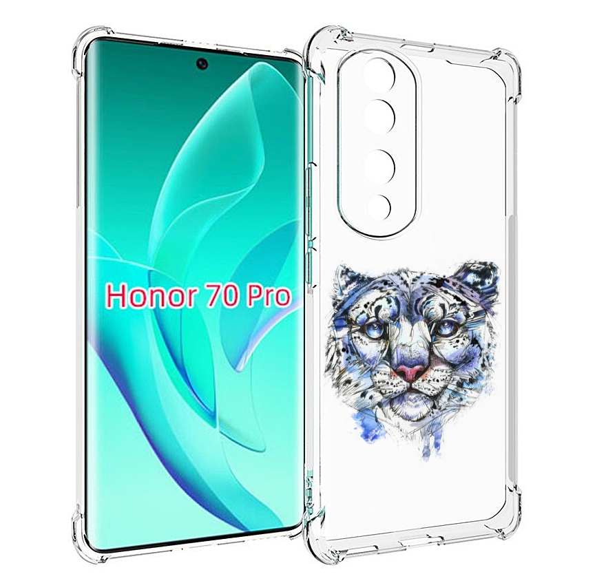 

Чехол MyPads Тигр 4 для Honor 70 Pro / 70 Pro Plus, Прозрачный, Tocco