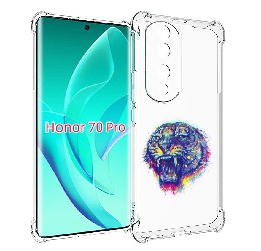 

Чехол MyPads Тигр 2 для Honor 70 Pro / 70 Pro Plus, Прозрачный, Tocco