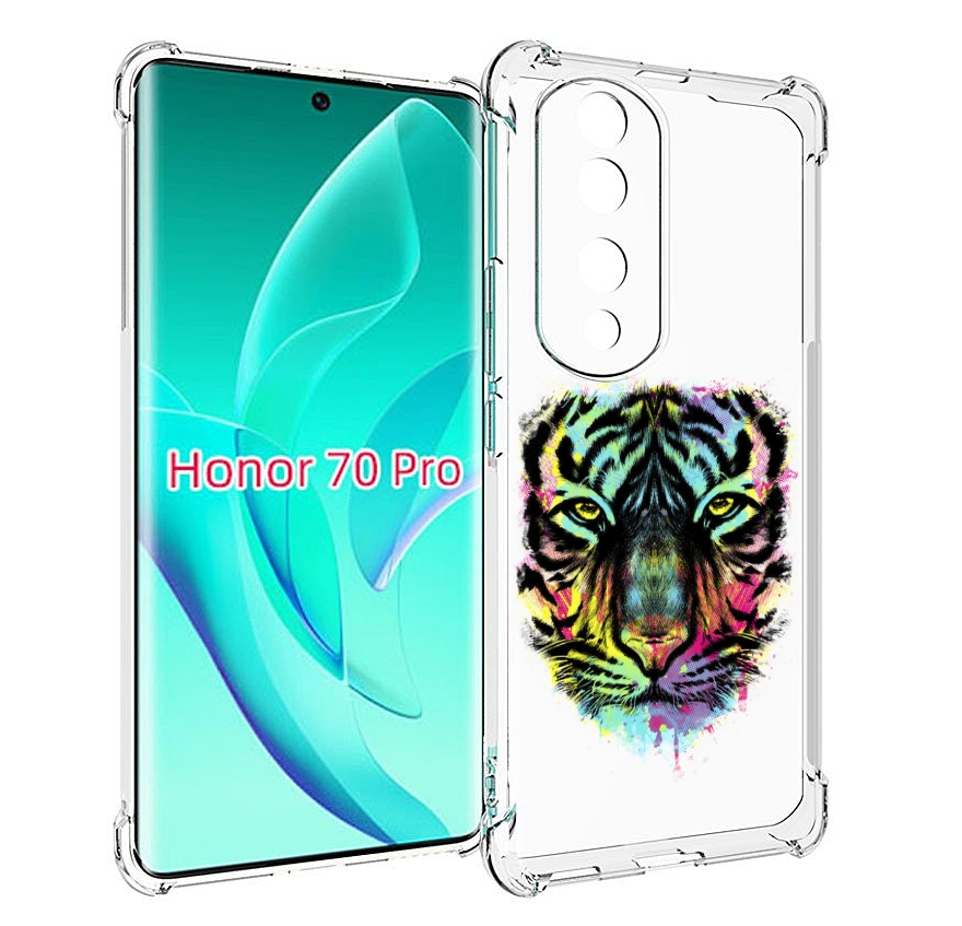 

Чехол MyPads Тигр 1 для Honor 70 Pro / 70 Pro Plus, Прозрачный, Tocco