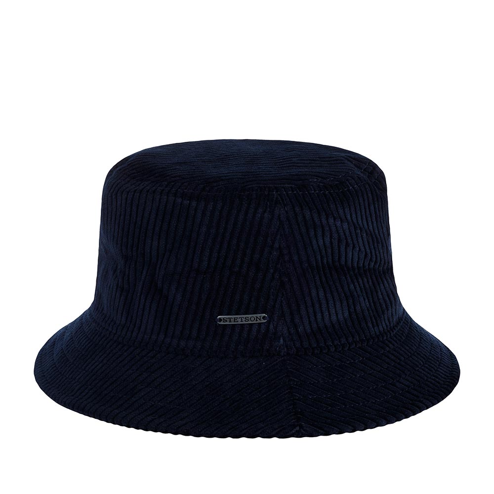 Панама унисекс Stetson 1891104 BUCKET CORD темно-синяя, р.55