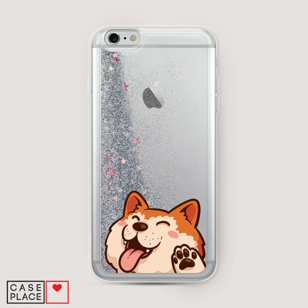 

Чехол Awog на Apple iPhone 6 Plus / Айфон 6 Plus "Акита-ину машет", Разноцветный, 10591-1