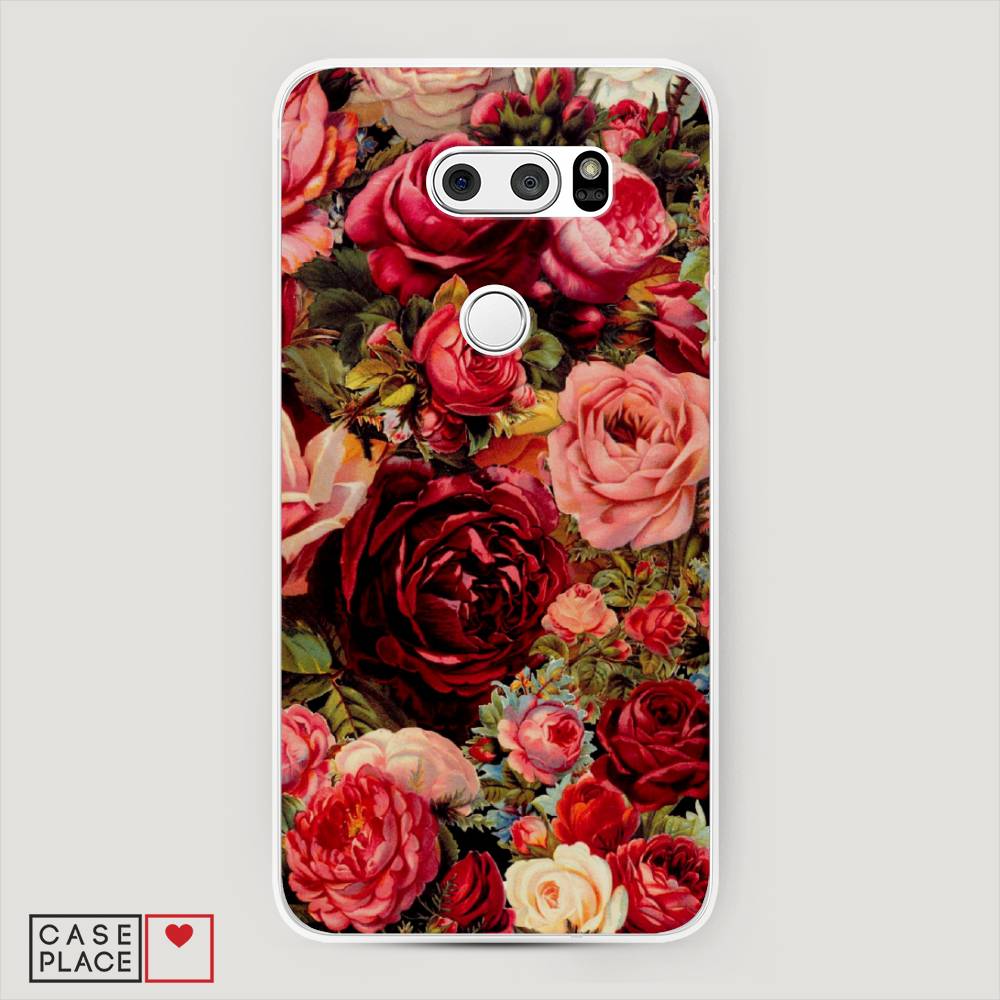 

Чехол Awog "Розы винтажные" для LG V35 ThinQ, 83650-8