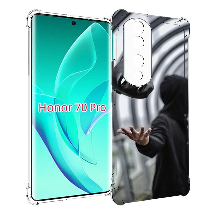 

Чехол MyPads Сними-маску для Honor 70 Pro / 70 Pro Plus, Прозрачный, Tocco