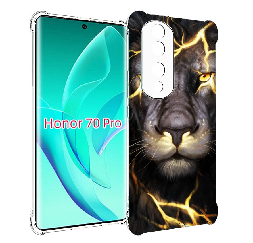 

Чехол MyPads Светящийся-лев мужской для Honor 70 Pro / 70 Pro Plus, Прозрачный, Tocco