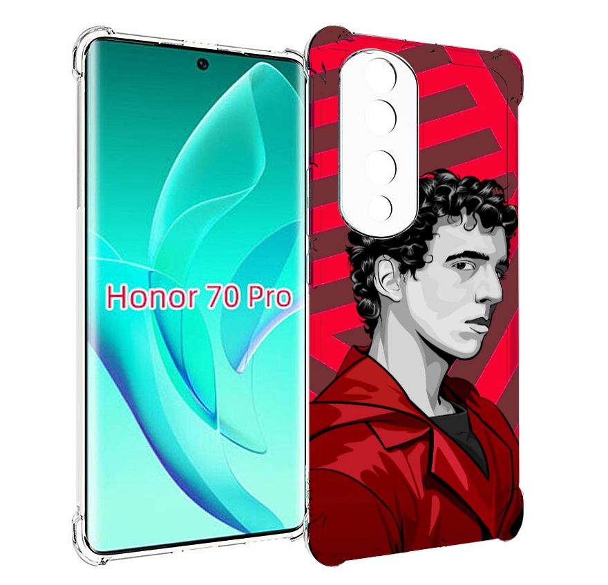 

Чехол MyPads Рио-бумажный-дом для Honor 70 Pro / 70 Pro Plus, Прозрачный, Tocco