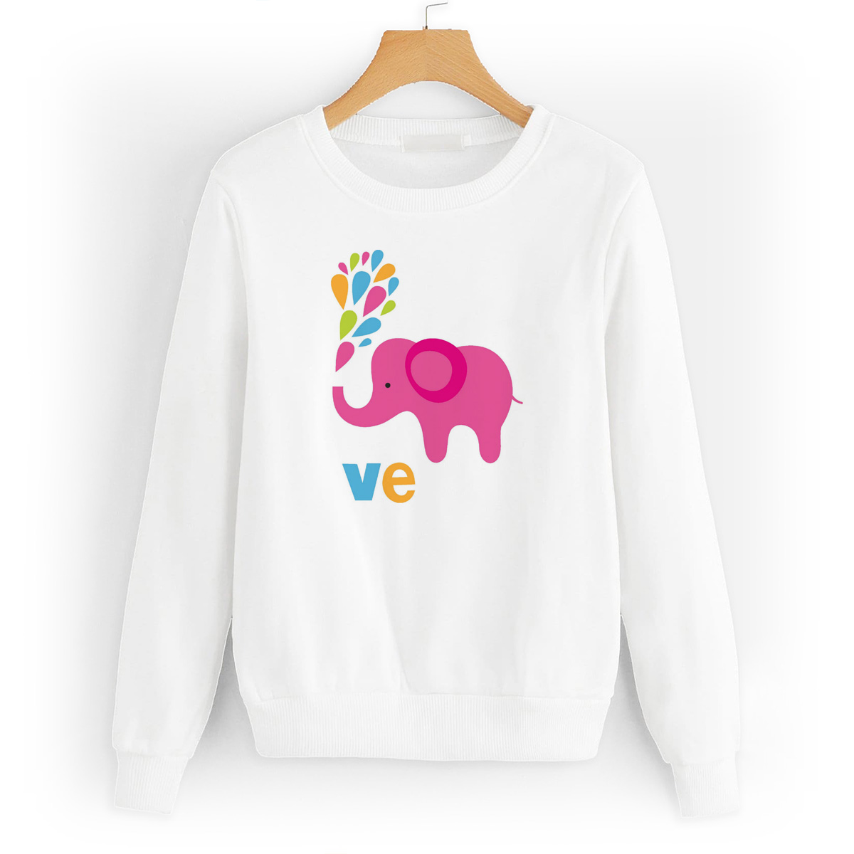 

Свитшот белый CoolPodarok VE (LOVE), W0113851