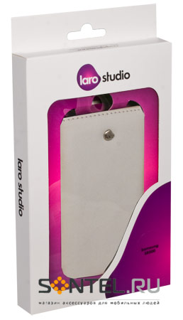 Чехол Laro Studio Sena with strap для Samsung S8500LR0208-11-Б-Р,Белая симфония