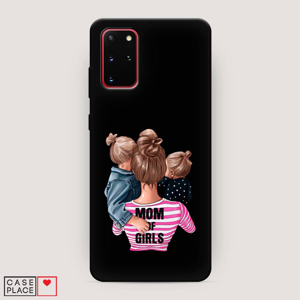 

Чехол Awog на Samsung Galaxy S20 + "Mom of Girls", Синий;розовый;черный, 29352-1