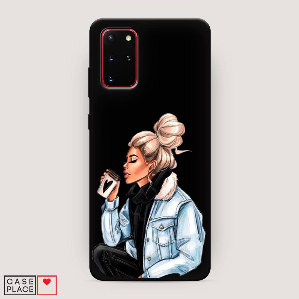 

Чехол Awog на Samsung Galaxy S20 + "Cute girl", Коричневый;бежевый, 29352-1