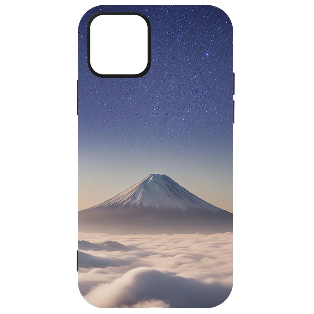 

Чехол-накладка Krutoff Soft Case Япония, Фудзияма для iPhone 12 Pro Max черный