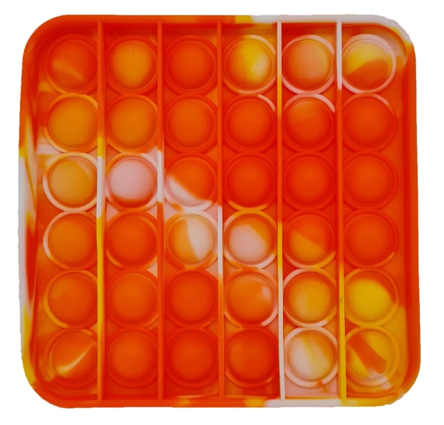 

Поп ит с пузырьками Вечная пупырка Прямоугольник Popit_antistress_Rectangle_Yellow_Oranje