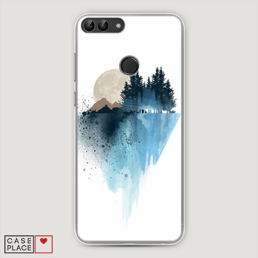 фото Чехол awog "горы 5" для huawei p smart