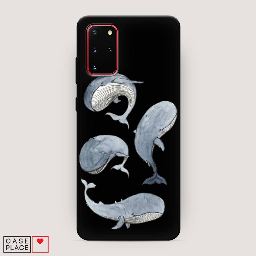 

Чехол Awog на Samsung Galaxy S20 + "Киты", Белый;прозрачный;голубой, 29352-1