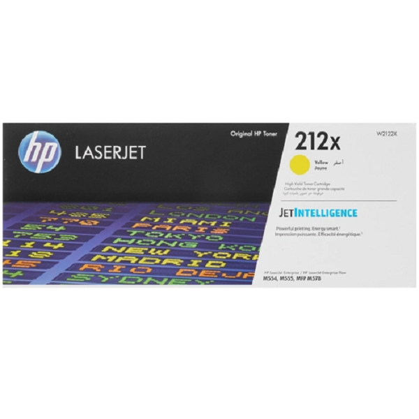 

Картридж для лазерного принтера HP (W2122X) желтый, оригинальный